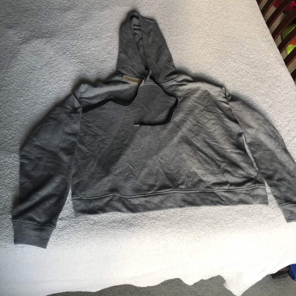 cropped hoodie